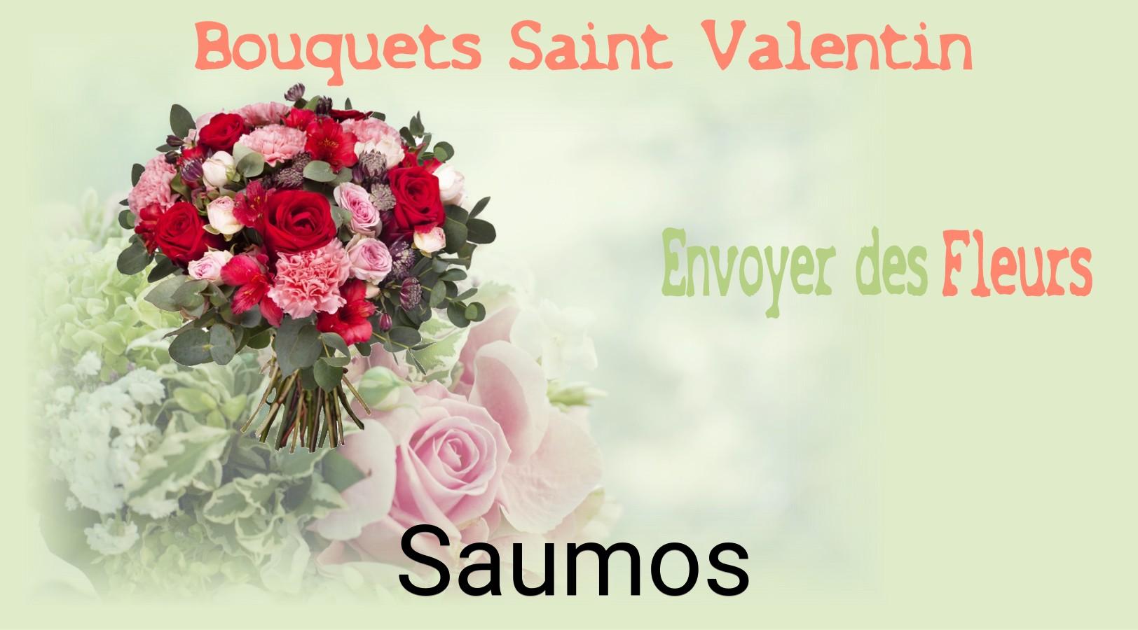 Roses de Saint-Valentin livrées à Saumos